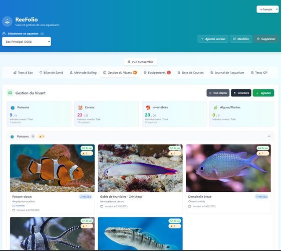 ReeFolio Gestion du vivant
